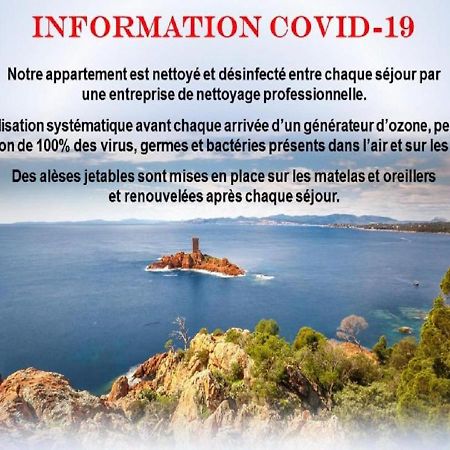 Coeur de FREJUS, Appartement 3 pièces climatisé avec piscine, terrasse, barbecue Exterior foto