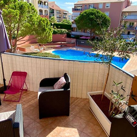 Coeur de FREJUS, Appartement 3 pièces climatisé avec piscine, terrasse, barbecue Exterior foto