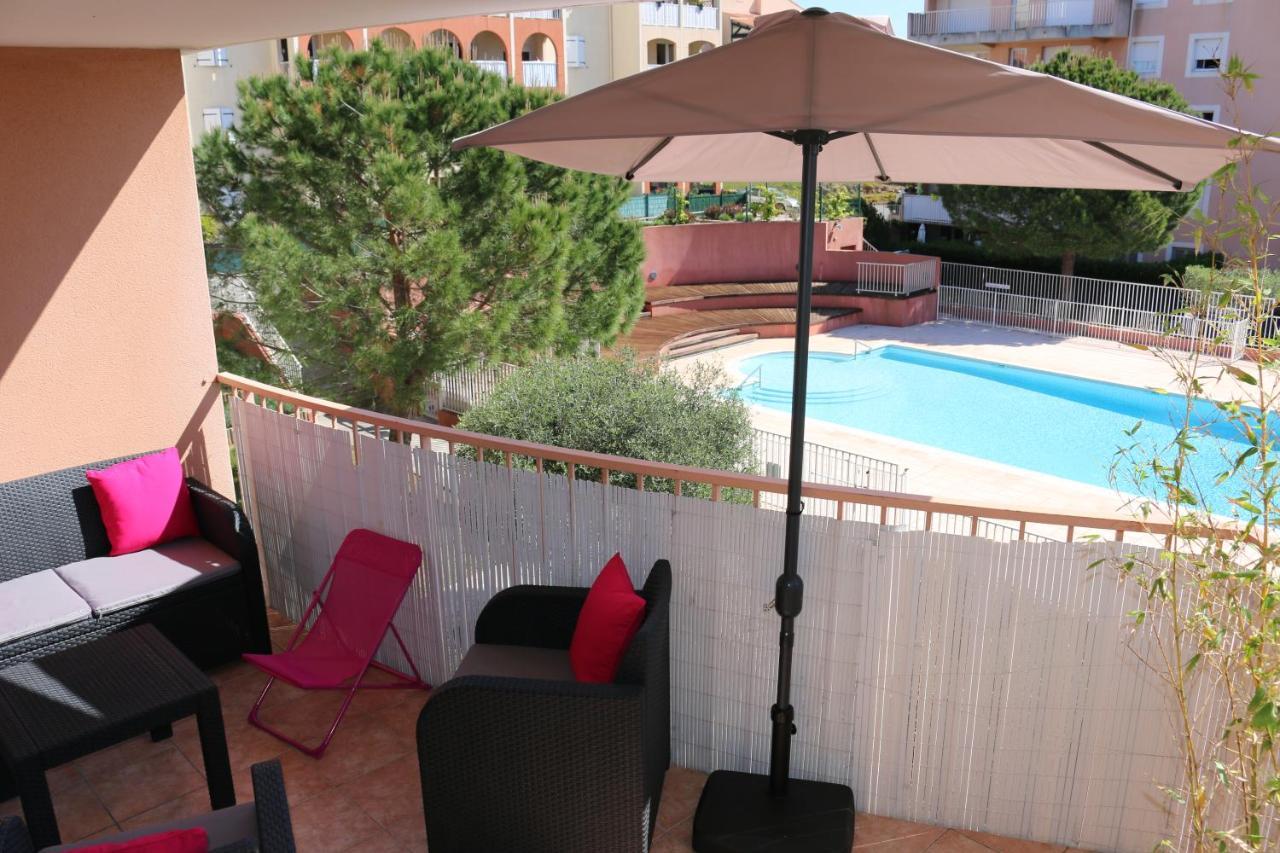 Coeur de FREJUS, Appartement 3 pièces climatisé avec piscine, terrasse, barbecue Exterior foto